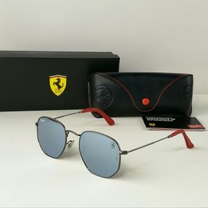Rayban Ferrari Silver